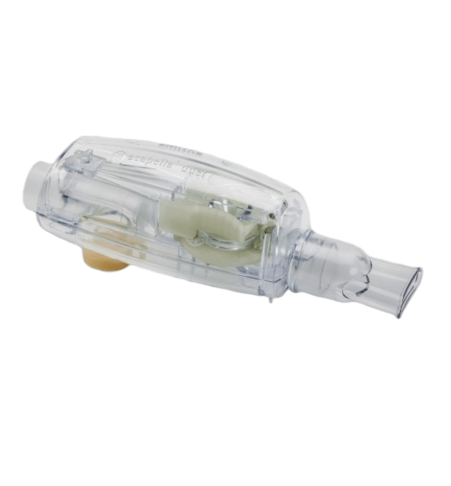Спирометр Acapella DUET (прозрачный) с небулайзером, кислородной трубкой, дыхательной трубкой. Разборный (арт.27-9000)